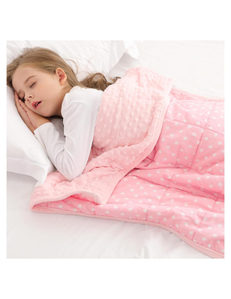 Manta con Peso Alomidds 91x122cm 1.36kg Estrella Rosa