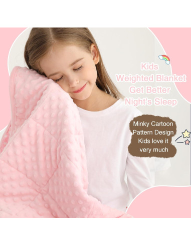 Manta con Peso Alomidds 91x122cm 1.36kg Estrella Rosa