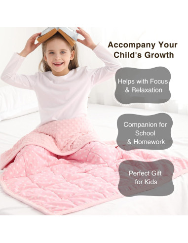 Manta con Peso Alomidds 91x122cm 1.36kg Estrella Rosa