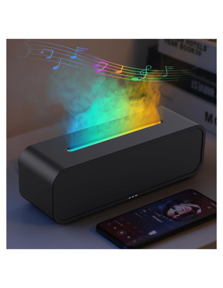 Difusor de Aceite Esencial Yaledi 250ml con Control Remoto