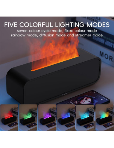 Difusor de Aceite Esencial Yaledi 250ml con Control Remoto