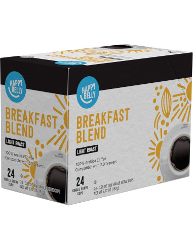 Cápsulas de café Happy Belly 24 unidades tueste ligero