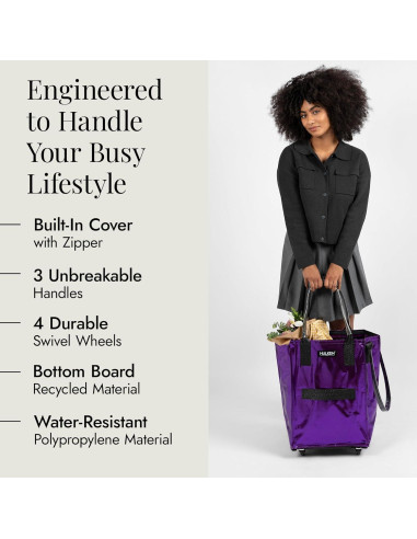 Bolsa de Compras Reutilizable HULKEN Mediana Ultravioletas 30 kg