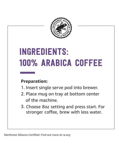 Cápsulas de café Happy Belly 24 unidades tueste ligero