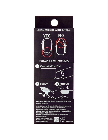 KISS imPRESS Uñas Falsas Premium Todo Mi Amor Rosa 30 Uñas