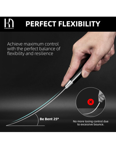 Cuchillo de Deshuesar 15 cm KnifeSaga Acero Inoxidable Afilado