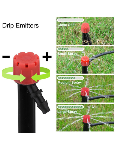 Kit de Riego por Goteo Automático Mornajina 33.5m 6.35mm