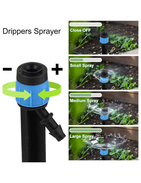 Kit de Riego por Goteo Automático Mornajina 33.5m 6.35mm