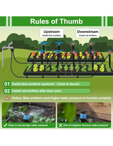 Kit de Riego por Goteo Automático Mornajina 33.5m 6.35mm