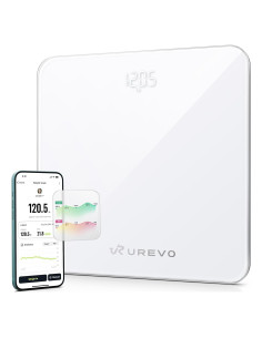 Báscula Inteligente UREVO SmartFit 180 kg con App y LED