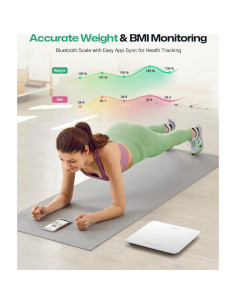 Báscula Inteligente UREVO SmartFit 180 kg con App y LED 2