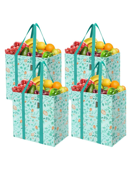 Bolsas de Compras Reutilizables Baleine 4 Pk Paseo Primavera