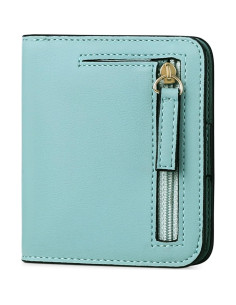 Cartera Pequeña GAEKEAO de Cuero con Bloqueo RFID para Mujeres 2