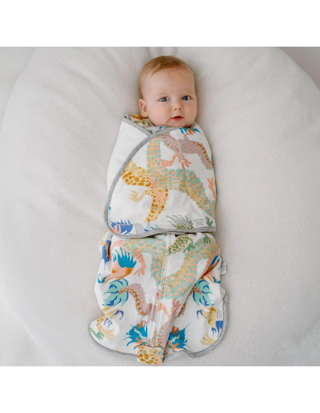 Saco de Sueño Algodón Orgánico Nest Designs 0-6M Danza del Dragón