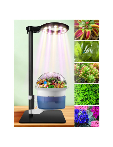 Kit de Terrario E SUPEREGROW con Luz de Crecimiento y Autorriego