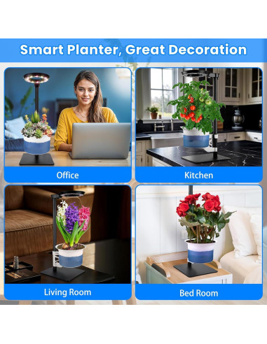 Kit de Terrario E SUPEREGROW con Luz de Crecimiento y Autorriego