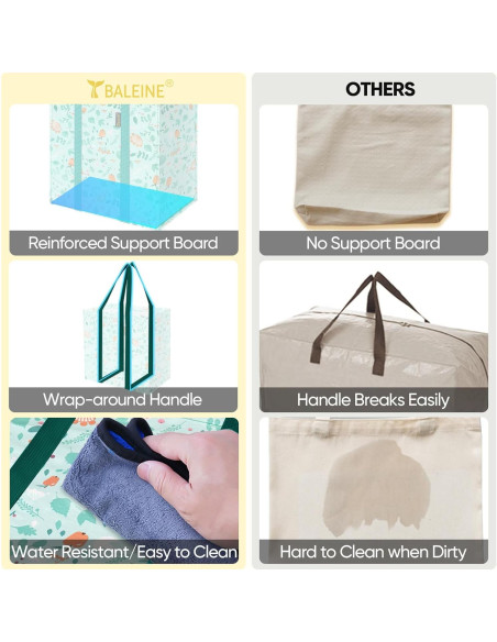 Bolsas de Compras Reutilizables Baleine 4 Pk Paseo Primavera