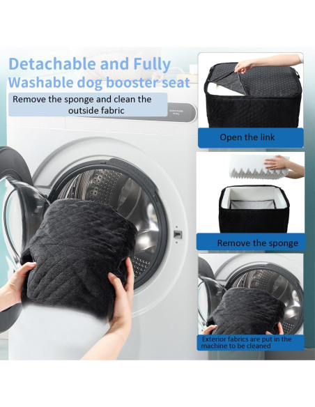 Asiento Elevador para Perros Medianos Huazhu1 50.8x45.7cm Asiento Elevador para Perros Medianos Huazhu1 50.8x45.7cm