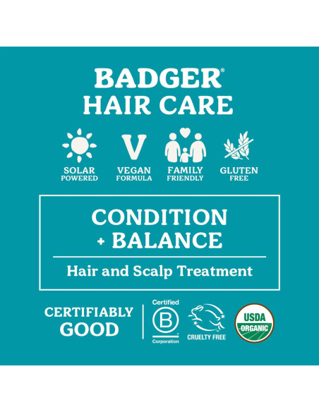 Aceite de Cabello de Argán Badger 60g - Hidratante y Reparador
