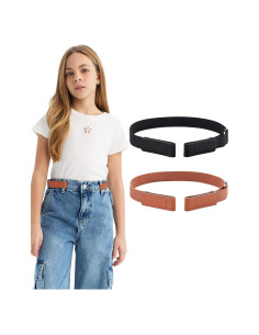 Cinturón Elástico Sin Hebilla AWAYTR para Niñas 43-68.6 cm