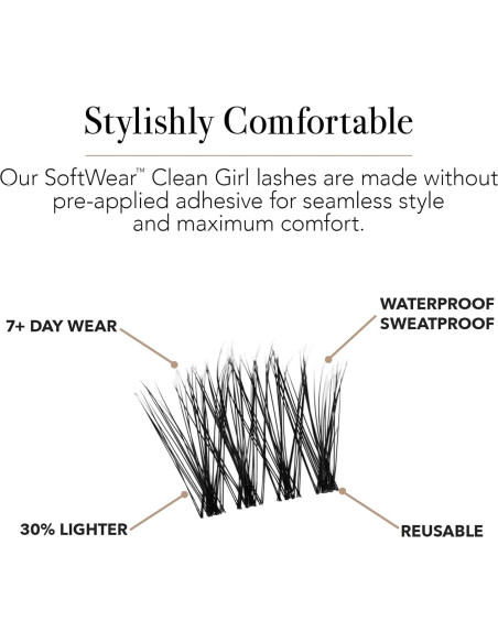 Kit de Pestañas Pro Lash Ojo de Gato No. 39 - Juego Individual