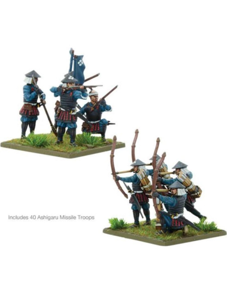 Ejército Inicial Samurai Warlord Games 28mm 100 Miniaturas