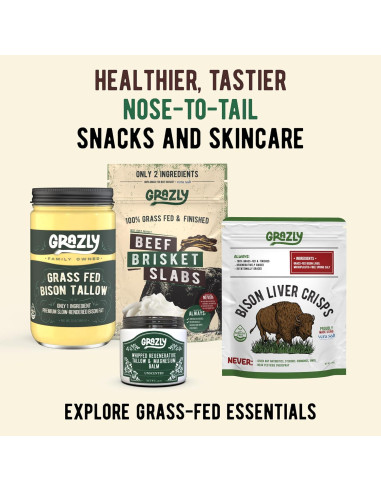 Bálsamo Hidratante Facial Orgánico Grazly 70.87g - Sebo de Bisonte