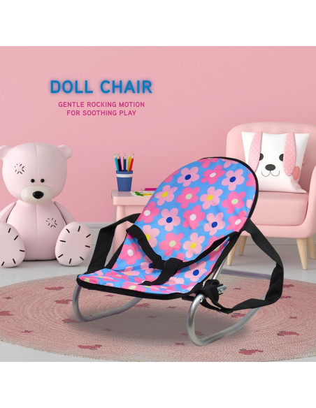 Cochecito de Muñeca 4 en 1 Dolls To Play Azul 50.8 cm