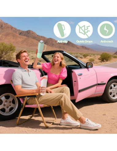 Bota Alta de Silicona Mity Rain para Botellas Owala 30oz y 40oz