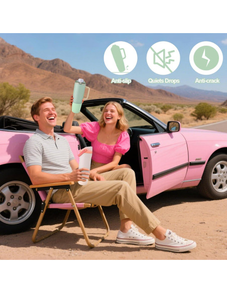 Bota Alta de Silicona Mity Rain para Botellas Owala 30oz y 40oz