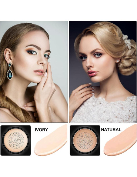 Base de Maquillaje CC Cream AWCCXMYM Marfil 120g con Esponja