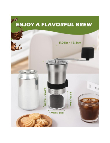 Molino de Café Manual Matrjestice Acero Inoxidable 31.7g