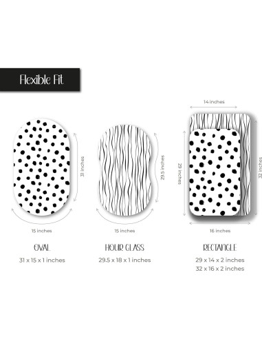 Juego de Sábanas para Cuna Ely's & Co. 100% Algodón Jersey 2 Pzas