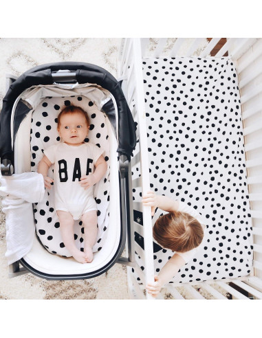 Juego de Sábanas para Cuna Ely's & Co. 100% Algodón Jersey 2 Pzas