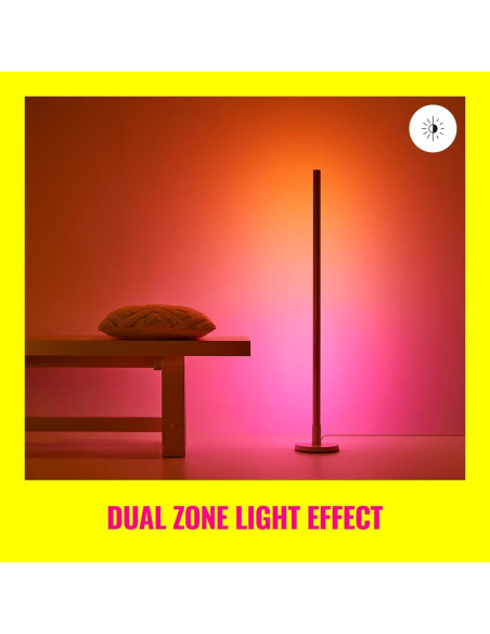 Lámpara de Suelo WiZ Conectada LED Regulable 8W Multicolor