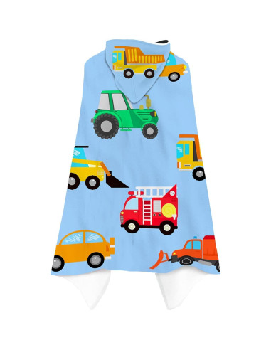 Toalla de Playa con Capucha Bonsai 30x50 cm Microfibra Azul