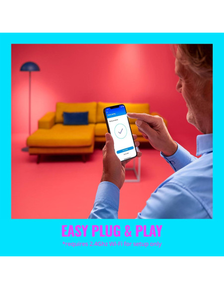 Lámpara de Suelo WiZ Conectada LED Regulable 8W Multicolor