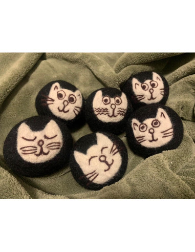 Bolas de Secado de Lana Orgánica CAHI - 6 Pcs - Ecológicas