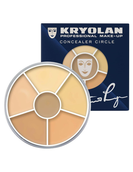 Paleta de Corrector Kryolan 6 Colores - Maquillaje Profesional