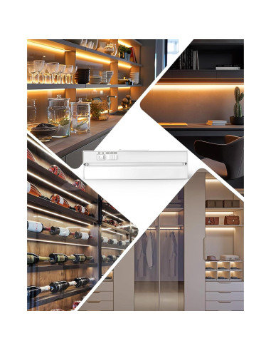 Luz LED de Bajo Gabinete Snyloe 30.48 cm 9W 600LM Regulable