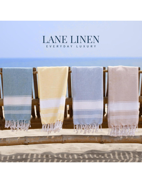 Toallas de Playa LANE LINEN 2 Paquete Secado Rápido 99x180cm