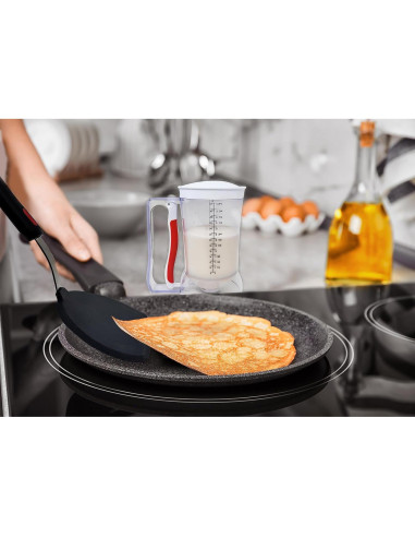 Espátula de Silicona Ancha Dalup para Panqueques 13.2 cm