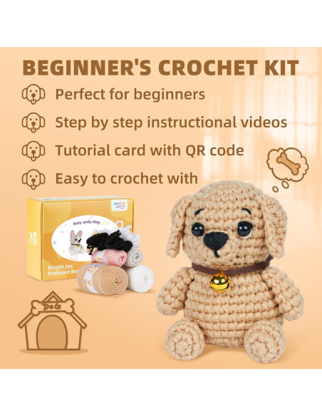 Kit de Crochet para Principiantes MOREJMTT - Hilo y Tutoriales