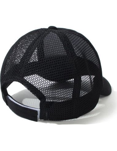 Gorra de béisbol ajustable para bebé 0-12 meses negra