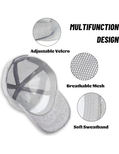 Gorra de béisbol ajustable para bebé 0-12 meses negra