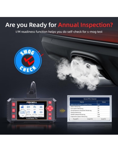 Escáner OBD2 FOXWELL NT604 Elite con Diagnóstico ABS SRS