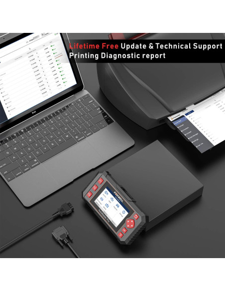 Escáner OBD2 FOXWELL NT604 Elite con Diagnóstico ABS SRS