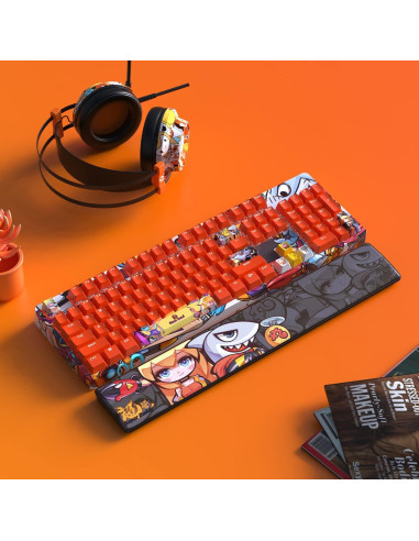 Reposap muñecas ergonómico DAIDAI de cuero sintético 42.9x7.1cm