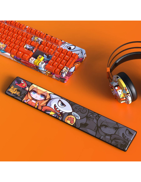 Reposap muñecas ergonómico DAIDAI de cuero sintético 42.9x7.1cm