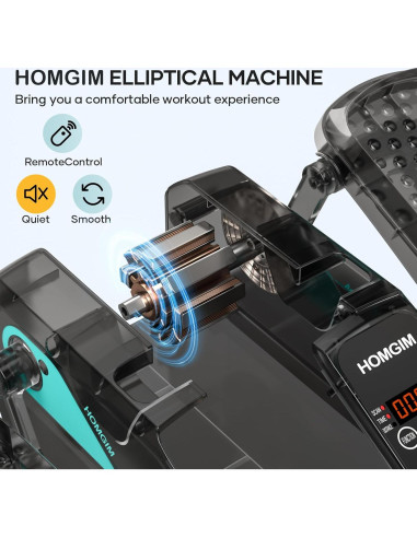 Máquina Elíptica de Escritorio HOMGIM HG-UD-2 Silenciosa 12 Niveles